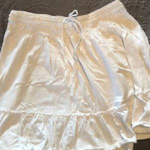 white skirt